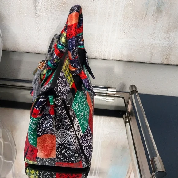 Multi Color  Bandana Purse - Picture 2 of 4